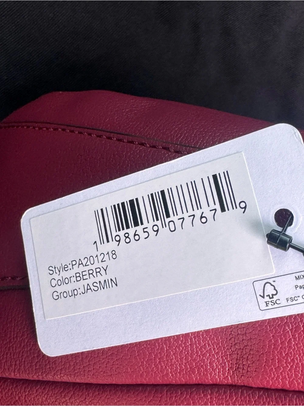Guess Cherry Red Pebbled Crossbody Shoulder Bag